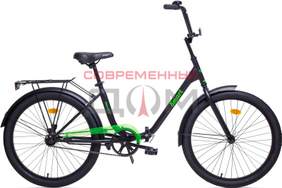 Велосипед складной Aist Smart 24 1.1 черно-зеленый, BY